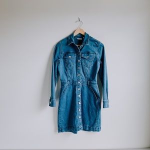 NYCO button up denim dress